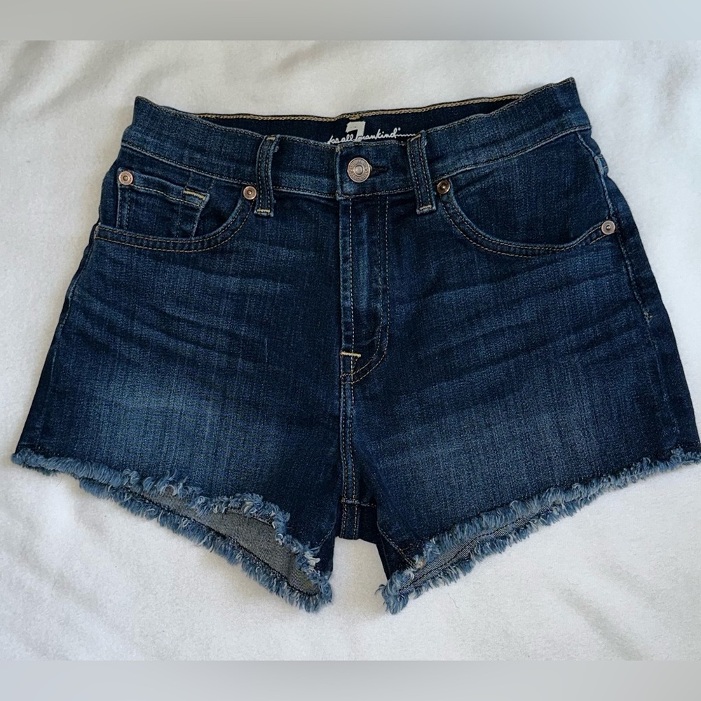 7 For Mankind Jean Shorts.